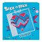 Stick n Stack Mosaic Arts and Crafts for Adults with 3D Foam Stickers - Heart Design - Great Stress Buster Craft Kits for Adults…